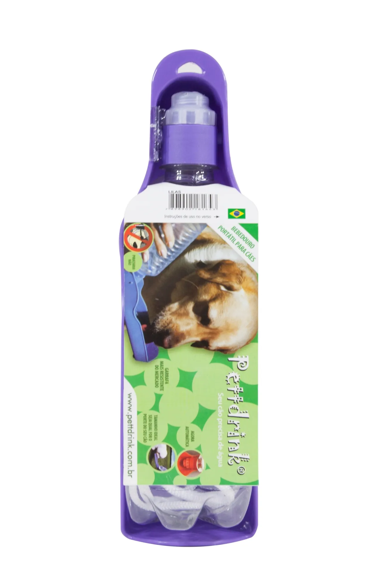 Bebedouro para cachorro rosa